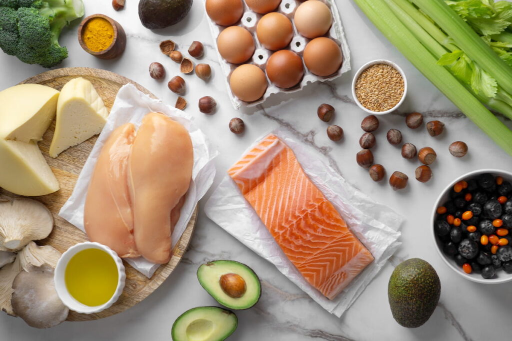 comida rica en proteínas